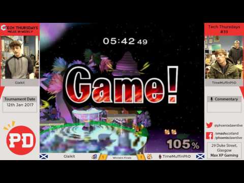 Tech Thursday's #39 - Glaikit (Falco) Vs TimeMuffinPhD (Fox) Melee Winners Finals