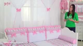 Kit Cama Babá Princesa Charlotte Rosa | Ref: 47718