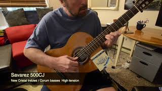 Video thumbnail for Savarez 500CJ vs. D'Addario EJ46  Classical Guitar String Comparison by Avl Mountains