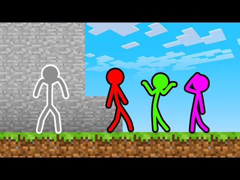 Stickman VS Minecraft: 100% Impossible Hide And Seek - AVM Shorts Animation