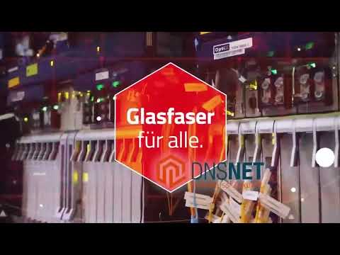 DNS:NET Glasfaser Hausanschluss - so funktioniert es