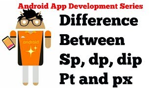 Android App Development Tutorial Series - 27 - When to use sp,dp,dip,pt and px