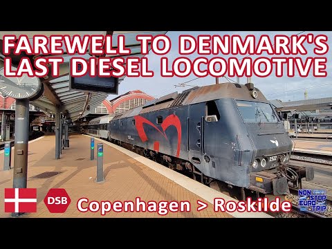 FAREWELL TO DENMARK'S LAST DIESEL LOCOMOTIVE: DSB 'ME' CLASS REVIEW FROM COPENHAGEN TO ROSKILDE