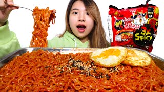 Download lagu MUKBANG SAMYANG 3X TWO PACKS, TWO FRIED EGGS mp3