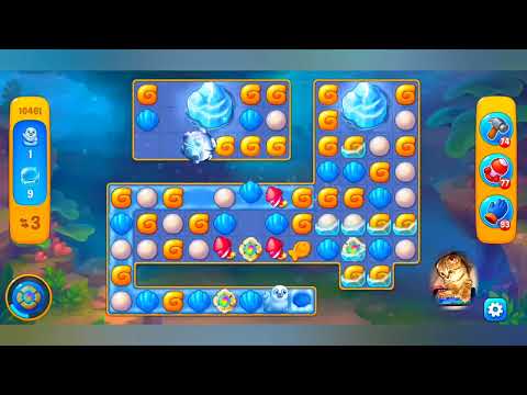 Fishdom, 10461 level,no Booster - 10461 уровень, прохождение без бустеров.