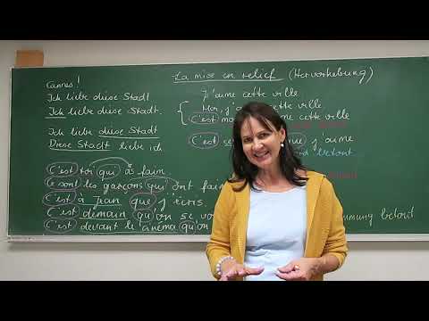 Klasse 9 - Unité 1 Hervorhebung - 03/11 - Französisch Grammatik