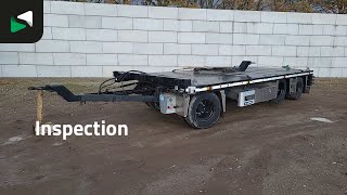 Príves valník GS Meppel AV-2800L NEW / UNUSED Twistlocks Lifting Axle | Obraz 4 - Autoline