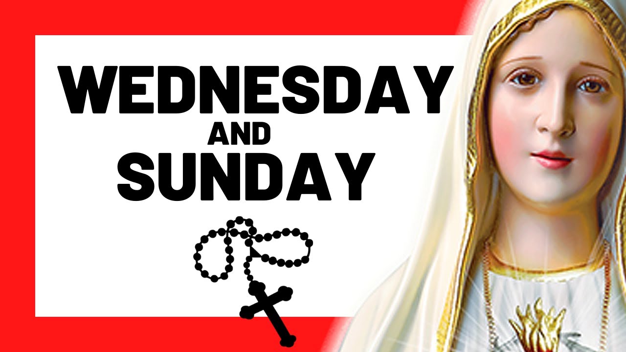 THE GLORIOUS MYSTERIES. TODAY HOLY ROSARY: WEDNESDAY & SUNDAY - THE HOLY ROSARY WEDNESDAY & SUNDAY.