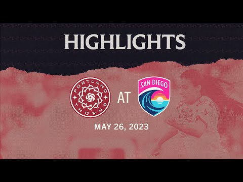 HIGHLIGHTS: San Diego Wave vs Portland Thorns | May 26, 2023