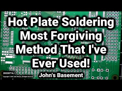 My First Attempt at Hot Plate Soldering