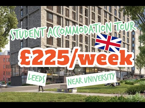 A Leeds student accommodation with spectacular views! - Symons House [Room Tour]