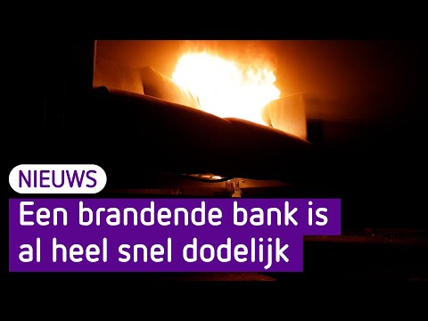 Een bankbrand is al snel dodelijk