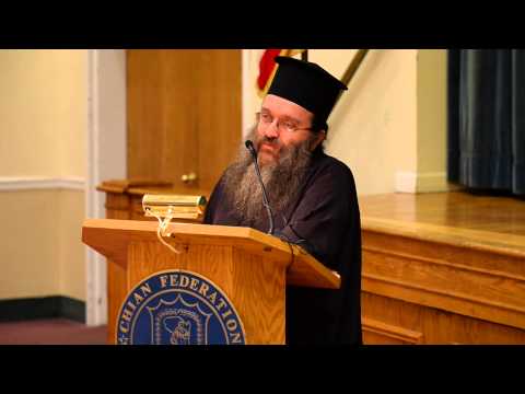 METROPOLITAN MARKOS SPEAKS AT THE CHIAN FEDERATION IN ASTORIA, NEW YORK