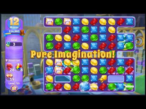 Wonka's World of Candy Level 755 - NO BOOSTERS + FULL STORY 🍫 | SKILLGAMING ✔️