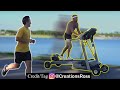 Passing Joggers On My Motorized Treadmill