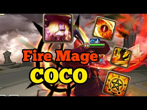 Fire Mage (COCO) new nat5*  monster / World Arena - Summoners War