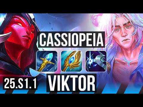 CASSIOPEIA vs VIKTOR (MID) | Godlike | NA Grandmaster | 25.S1.1