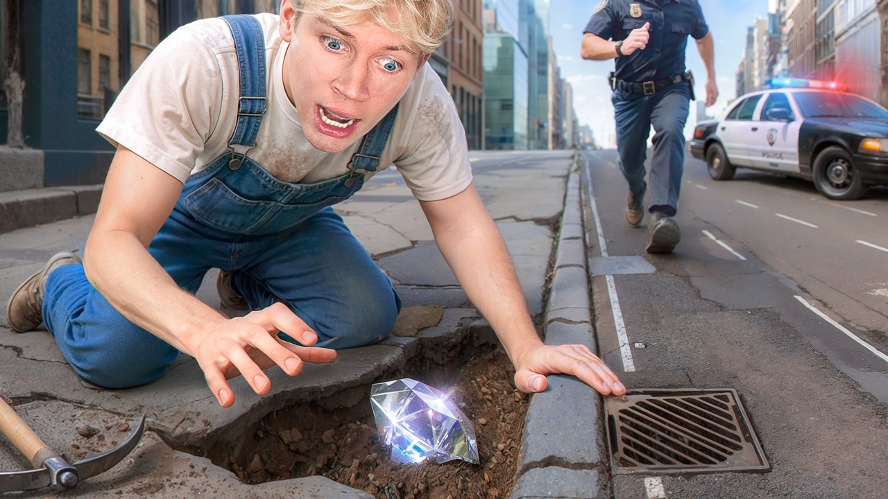 I Found Diamonds In New York City Sidewalk Cracks!