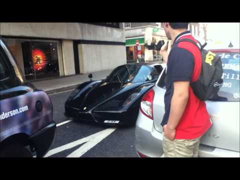 Ferrari Enzo (Straight Pipes) in London!!