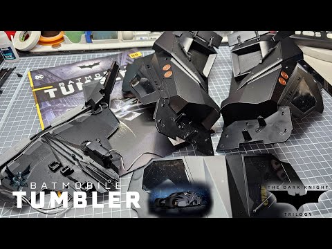 Build the 1:8 Scale Batmobile Tumbler from Hachette Partworks - Part 83-88
