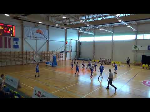 LJBL 2017/2018 U-15 Final8 Ogre vs DSN 2/2