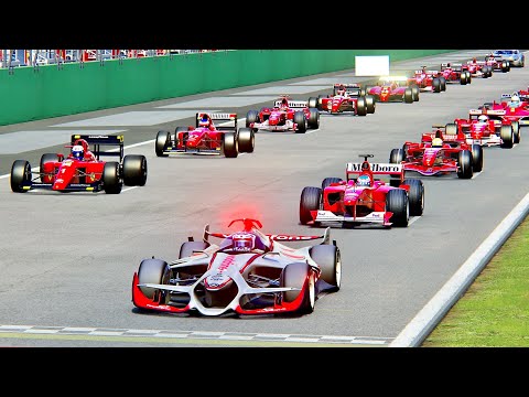 McLaren X Vision F1 2025 vs Ferrari F1 Cars at Monza GP
