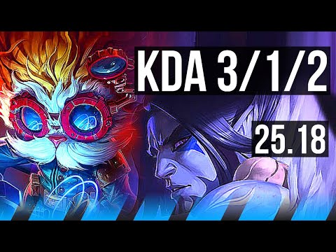 HEIMERDINGER vs SYLAS (MID) | 3/1/2 | KR Diamond | 25.18