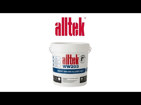 Enduit Airless - 3 en 1 - allégé - prêt à l'emploi - Alltek WW203 15L BRICOZOR