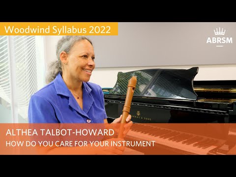 How do you care for your instrument?  | Woodwind 2022 | Althea Talbot-Howard