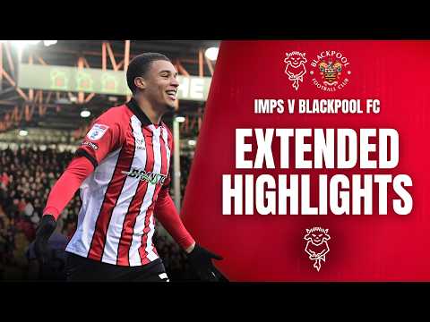 Extended highlights | Lincoln City v Blackpool