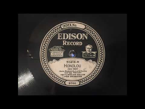 1924 Fry's Million Dollar Pier Orchestra - "Honolou"