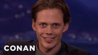 Bill Skarsgård's Demonic “IT" Smile  - CONAN on TBS