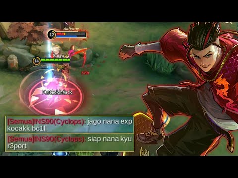 LOCK NANA SAMPAI KENA OMEL | BUILD CHOU TERSAKIT - TOP GLOBAL CHOU MLBB