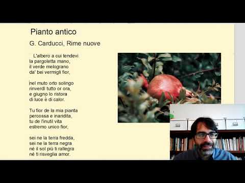 Ancient Lament by Giosuè Carducci: Explanation