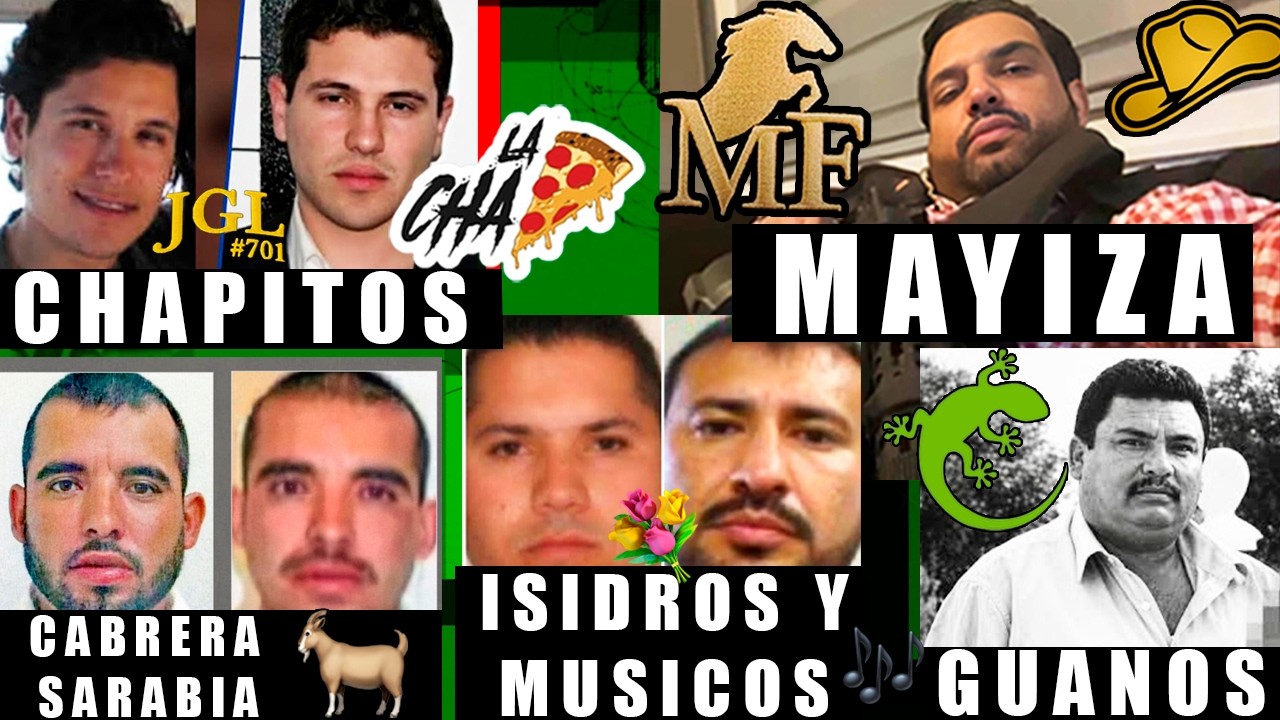 💀🇲🇽 LAS 5 FACCIONES DEL CÁRTEL DE SINALOA (Chapitos, Mayos MF, Guanos, Isidros/Musicos y Cabreras)
