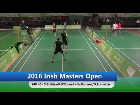 Irish Masters Open 2016 - MD 40 - S.Guildea/P.O'Connell v W.Kammel/N.Schneider