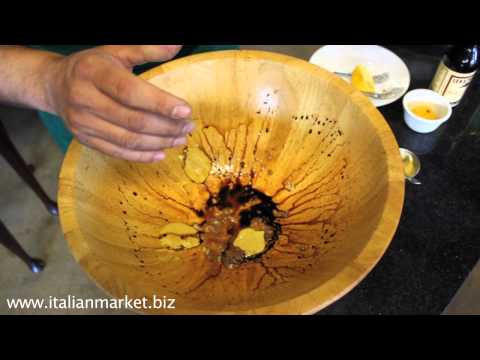 How to make Caesar Salad Dressing with recipe to print at PDF link