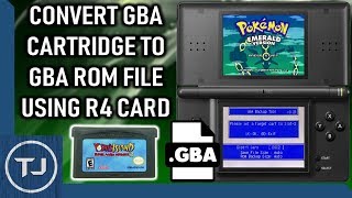 Convert Real GBA Cartridges Into Rom Files Using R4 Card!