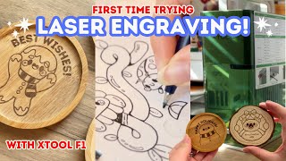 ⛄️ Spend the Day with Me: xTool F1 Laser Engraver, Pack Orders & Freebie Sticker | Studio Vlog