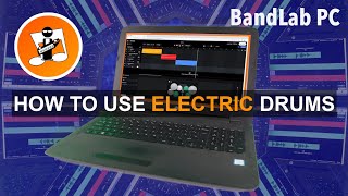 How to use an electric drum kit with Bandlab (online pc version)
