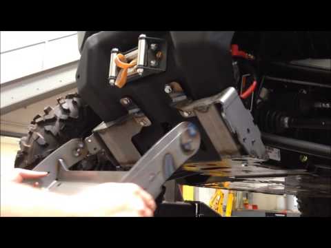 How to Install a Warn Front Plow Mount on an 2016 Can-Am Defender: 95850