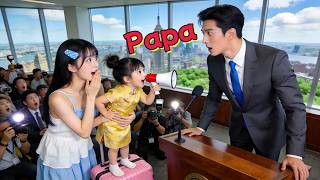 PDG annonce qu'il ne peut plus avoir d'enfants—1s après,un enfant crie Papa des bras de la stagiaire