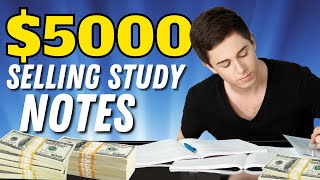 Easiest Way To Earn Money Online - Selling Study Notes