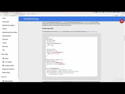 Advanced Android - Architecture with Dagger 2 and more : Dagger Multibindings Explanation