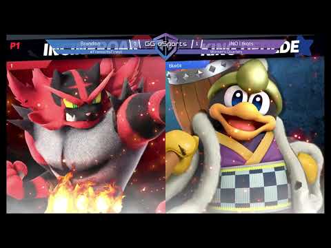 Brandon (Incineroar) vs. INO | tkots (King Dedede) - Fremont's Finest #4 - Winner's Quarters
