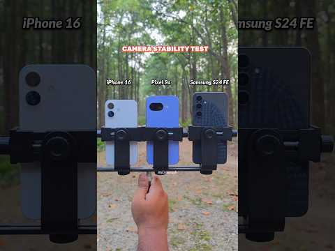 iPhone 16 Vs Google Pixel 9a Vs Samsung Galaxy S24 FE Camera Stability Test