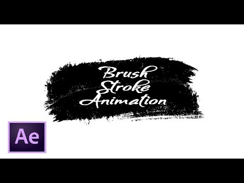 After Effects Tutorial Brush Stroke Animation in After Effects
