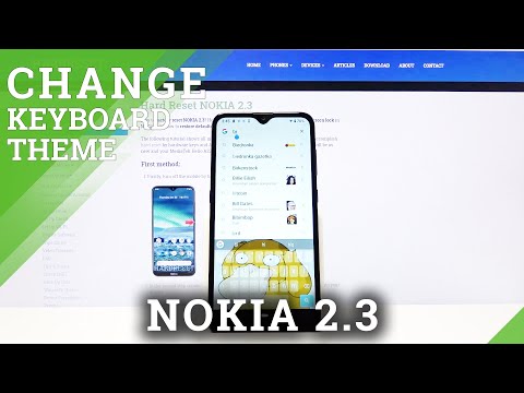 How to Change Keyboard Theme in Nokia 2.3 - Keyboard Settings