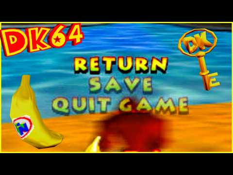 pov: You Stay the Night in the Pause Menu in Donkey Kong 64 🌧️ (+Music & Rain)
