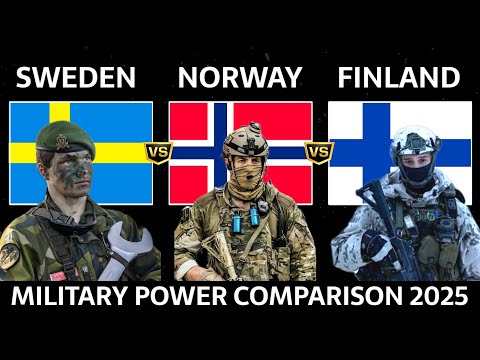 Sweden vs Norway vs Finland Military Power Comparison 2025